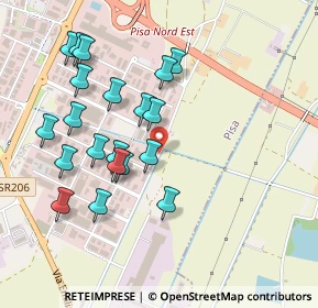 Mappa VIA G.VOLPE 10 OSPEDALETTO, 56121 Pisa PI, Italia (0.4935)