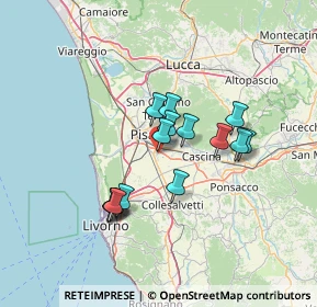 Mappa VIA G.VOLPE 10 OSPEDALETTO, 56121 Pisa PI, Italia (11.374)