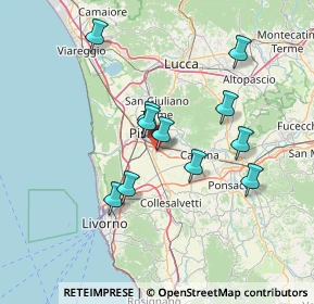 Mappa VIA G.VOLPE 10 OSPEDALETTO, 56121 Pisa PI, Italia (13.19636)