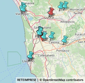 Mappa VIA G.VOLPE 10 OSPEDALETTO, 56121 Pisa PI, Italia (14.86412)