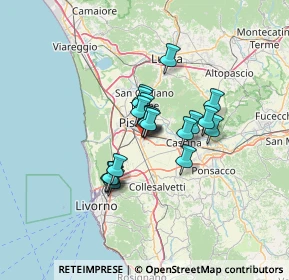 Mappa VIA G.VOLPE 10 OSPEDALETTO, 56121 Pisa PI, Italia (8.842)