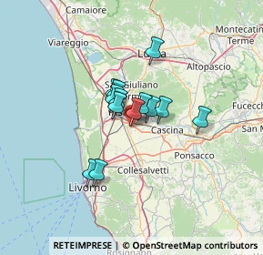 Mappa VIA G.VOLPE 10 OSPEDALETTO, 56121 Pisa PI, Italia (8.43615)