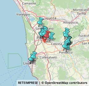 Mappa VIA G.VOLPE 10 OSPEDALETTO, 56121 Pisa PI, Italia (10.5825)