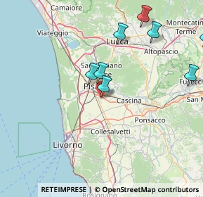 Mappa VIA G.VOLPE 10 OSPEDALETTO, 56121 Pisa PI, Italia (34.28462)
