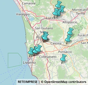 Mappa VIA G.VOLPE 10 OSPEDALETTO, 56121 Pisa PI, Italia (13.83857)