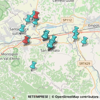 Mappa Via Augusto Conti, 56028 San Miniato PI, Italia (3.4065)