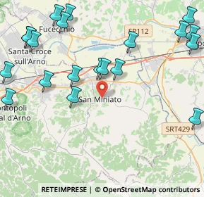 Mappa Sdrucciolo del crocifisso, 56028 San Miniato PI, Italia (5.653)