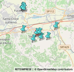 Mappa Sdrucciolo del crocifisso, 56028 San Miniato PI, Italia (3.48)