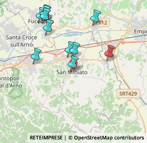 Mappa Sdrucciolo del crocifisso, 56028 San Miniato PI, Italia (4.28091)