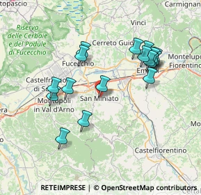 Mappa Sdrucciolo del crocifisso, 56028 San Miniato PI, Italia (7.46941)