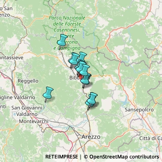 Mappa Chiusi Della Verna, 52010 Chiusi della Verna AR, Italia (7.61714)