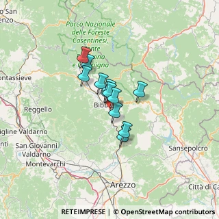 Mappa Chiusi Della Verna, 52010 Chiusi della Verna AR, Italia (7.81333)