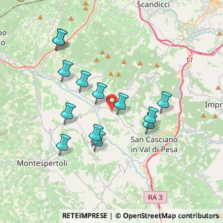 Mappa Via Empolese in Cerbaia, 50026 San Casciano in Val di Pesa FI, Italia (3.75154)