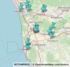 Mappa Via Agostino Bassi, 56121 Pisa PI, Italia (14.50154)