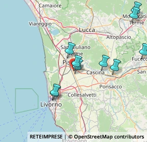 Mappa Via Agostino Bassi, 56121 Pisa PI, Italia (24.36929)