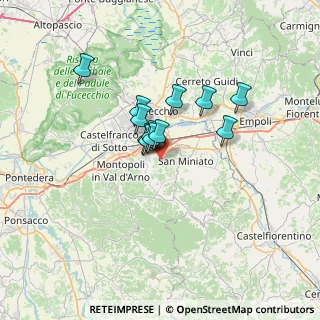Mappa Via Madonna dei Bimbi, 56028 San Miniato PI, Italia (4.74167)