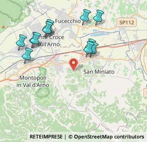 Mappa Via Madonna dei Bimbi, 56028 San Miniato PI, Italia (4.455)
