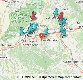 Mappa Via Madonna dei Bimbi, 56028 San Miniato PI, Italia (7.23571)
