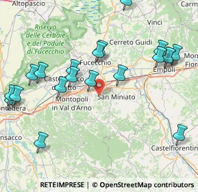 Mappa Via Madonna dei Bimbi, 56028 San Miniato PI, Italia (9.8785)