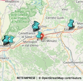 Mappa Via Madonna dei Bimbi, 56028 San Miniato PI, Italia (9.6535)