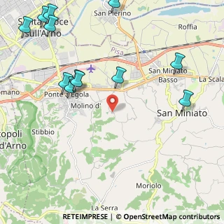 Mappa Via Madonna dei Bimbi, 56028 San Miniato PI, Italia (2.89667)