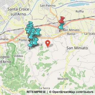 Mappa Via Madonna dei Bimbi, 56028 San Miniato PI, Italia (1.8465)