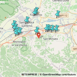 Mappa Via Madonna dei Bimbi, 56028 San Miniato PI, Italia (4.54533)