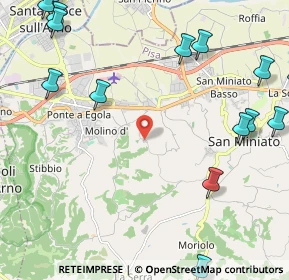 Mappa Via Madonna dei Bimbi, 56028 San Miniato PI, Italia (3.31375)