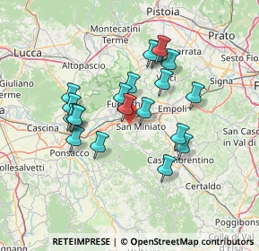 Mappa Via Madonna dei Bimbi, 56028 San Miniato PI, Italia (12.4885)