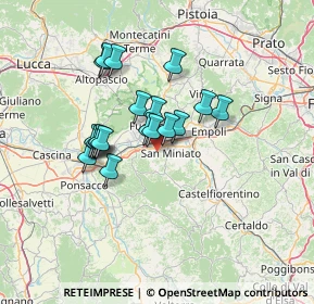 Mappa Via Madonna dei Bimbi, 56028 San Miniato PI, Italia (10.98632)