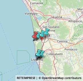 Mappa Via Stefano Piazzini, 56122 Pisa PI, Italia (9.71)