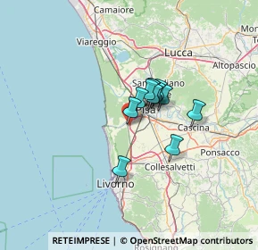 Mappa Via Stefano Piazzini, 56122 Pisa PI, Italia (7.76583)