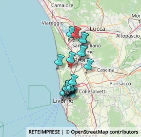 Mappa Via Stefano Piazzini, 56122 Pisa PI, Italia (10.713)