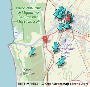 Mappa Via Stefano Piazzini, 56122 Pisa PI, Italia (4.5755)