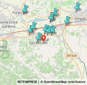 Mappa Via Francesco Ferrucci, 56028 San Miniato PI, Italia (3.63833)