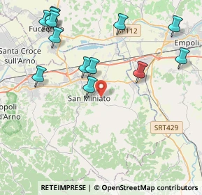 Mappa Via Francesco Ferrucci, 56028 San Miniato PI, Italia (4.97077)