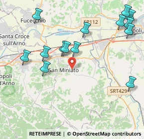 Mappa Via Francesco Ferrucci, 56028 San Miniato PI, Italia (5.06286)