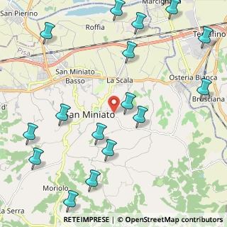 Mappa Via Francesco Ferrucci, 56028 San Miniato PI, Italia (3.00765)