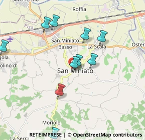 Mappa Via F. Guicciardini, 56028 San Miniato PI, Italia (2.46083)