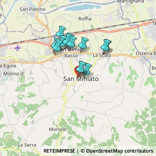Mappa Via F. Guicciardini, 56028 San Miniato PI, Italia (1.45692)