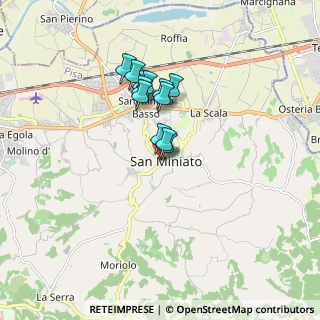 Mappa Via F. Guicciardini, 56028 San Miniato PI, Italia (1.27833)