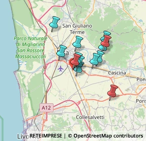 Mappa Via del Fosso Vecchio, 56121 Pisa PI, Italia (4.86615)