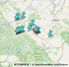 Mappa Via Pietro Bembo, 61049 Urbania PU, Italia (5.72438)