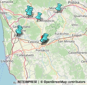 Mappa Via Milano, 56025 Pontedera PI, Italia (14.205)