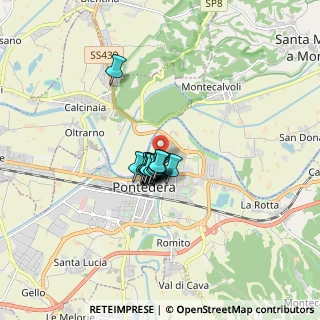 Mappa Via Milano, 56025 Pontedera PI, Italia (0.87529)