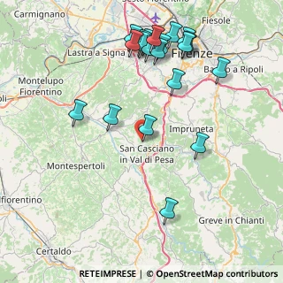 Mappa Via Cigliano, 50026 San Casciano in Val di Pesa FI, Italia (9.49)