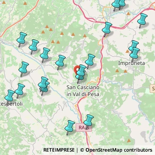Mappa Via Cigliano, 50026 San Casciano in Val di Pesa FI, Italia (5.604)