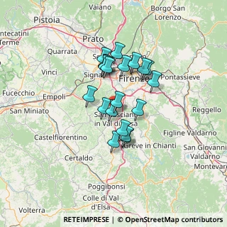Mappa Via Cigliano, 50026 San Casciano in Val di Pesa FI, Italia (10.38)