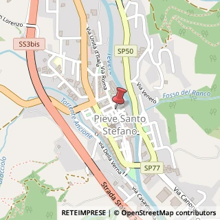 Mappa Via Firenze, 6, 52036 Pieve Santo Stefano, Arezzo (Toscana)
