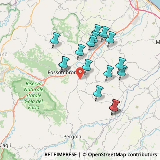 Mappa Via Reforzate Campagna, 61040 Sant'Ippolito PU, Italia (7.305)